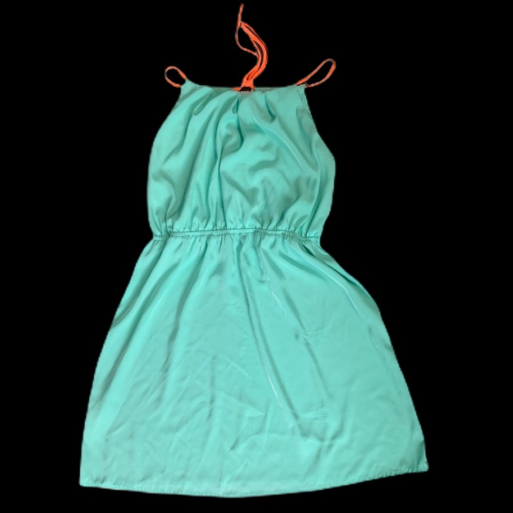 Mint green dress